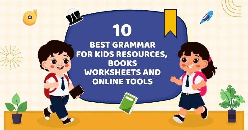 grammar for kids worksheet